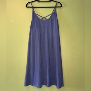 Xhilaration Blue Striped Sleep Dress